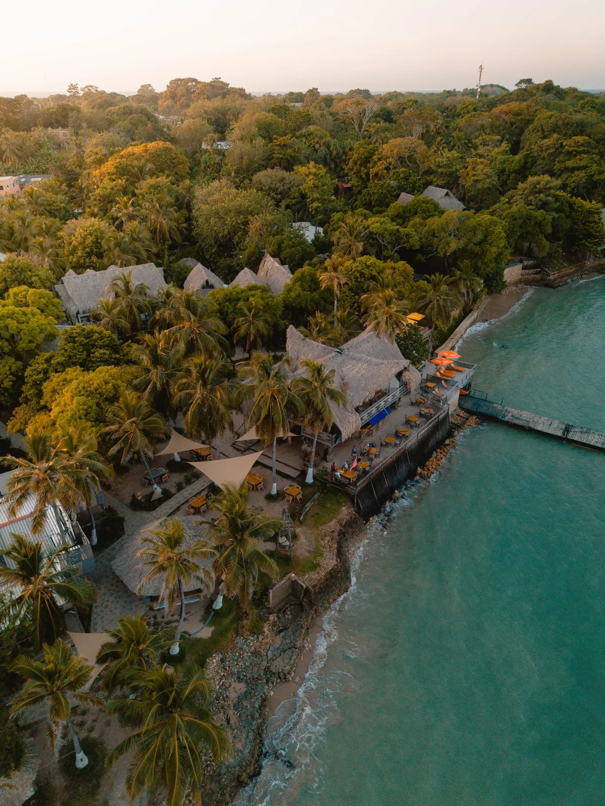 Isla Fuerte from the air